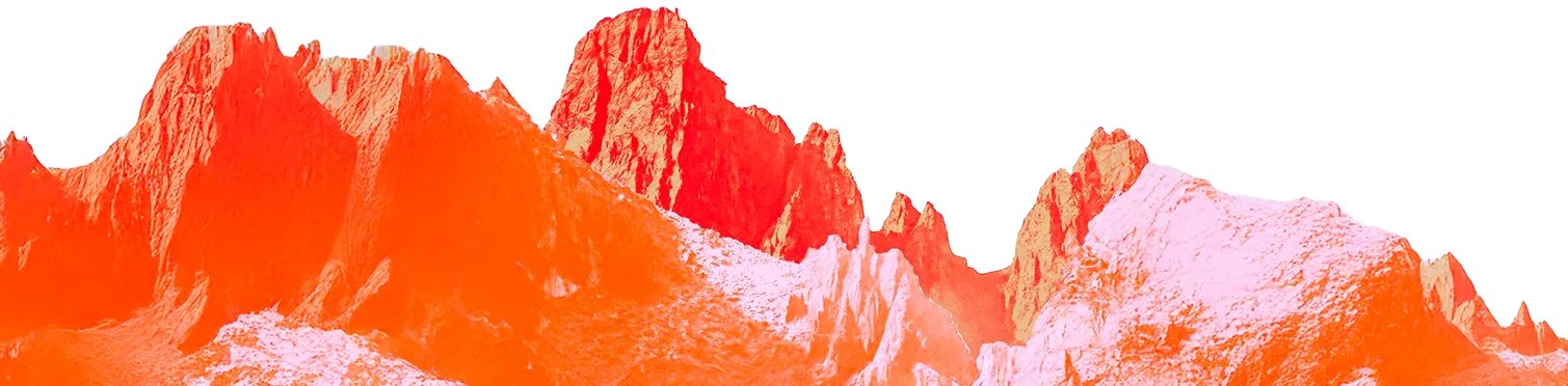 Mountain range landscape